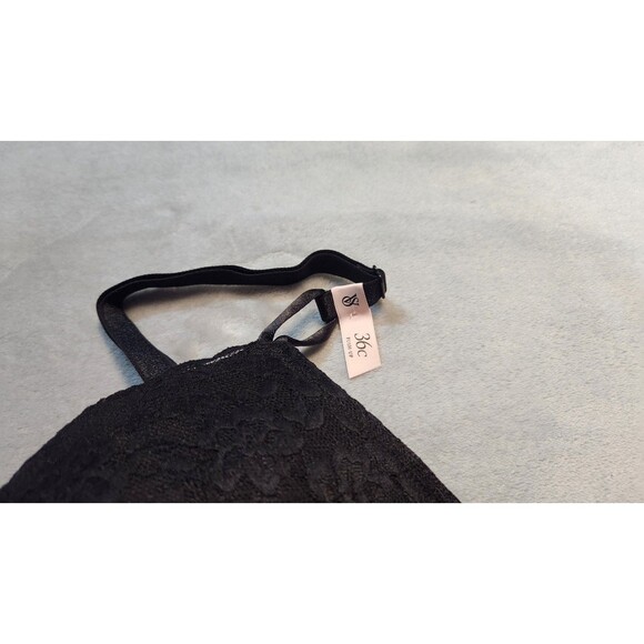 Victoria's Secret Women's 36C Black Sexy Tee Lacie Wireless Push-Up Bra - Picture 3 of 5